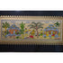 Palm Leaf Handmade Painting of Tribal Warli Village Life