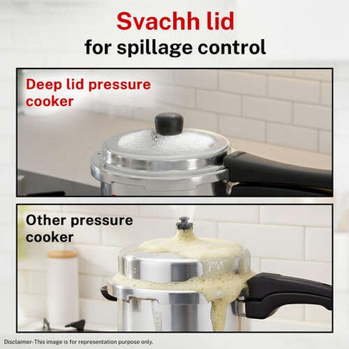 Prestige Popular Svachh Aluminium Pressure Cooker 2.0 L