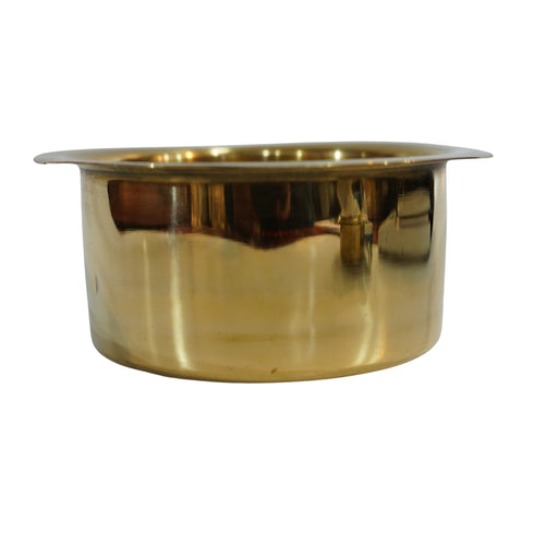 Miniature Brass Patela/Bhagona for Home Decor | Pack of 2