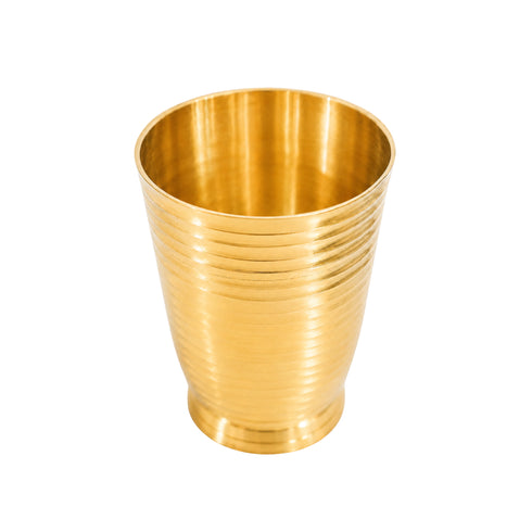 Pure Brass Handcrafted Tumbler Glass | Pack of 1