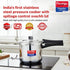 Prestige Popular Svachh Spillage Control Stainless Steel Pressure Cooker 3 L Silver