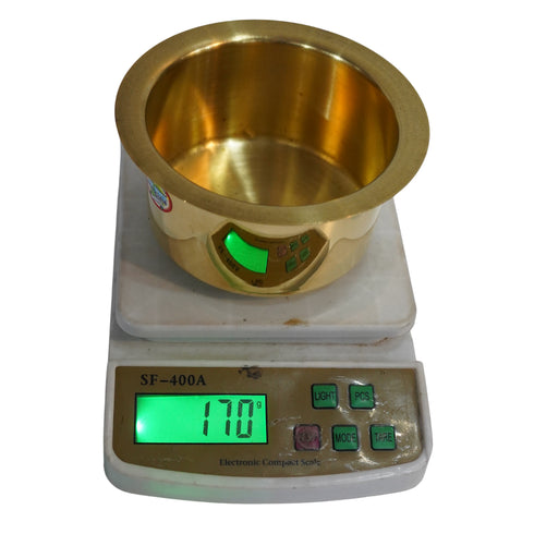 Miniature Brass Patela/Bhagona for Home Decor | Pack of 1