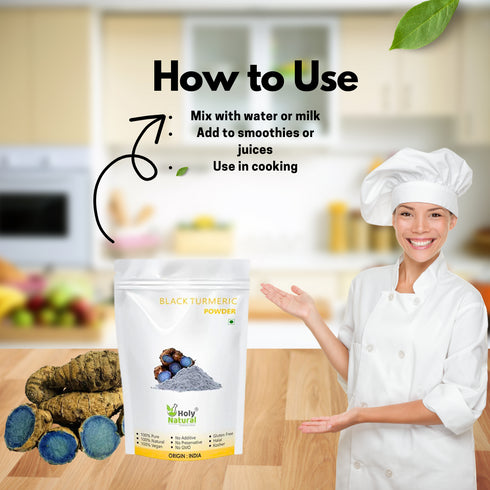 Holy Natural Black Turmeric Powder