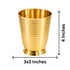 Pure Brass Handcrafted Tumbler Glass | Pack of 2
