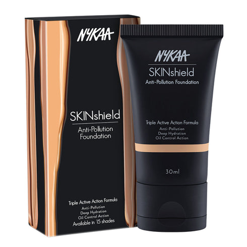 Nykaa SkinShield Anti-Pollution Matte Foundation (30ml)