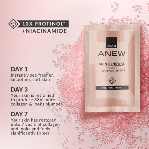 Avon Anew Skin Renewal Power Plumping Shot | Sachet