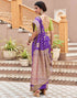 Sudathi Violet Woven Banarasi Silk Saree