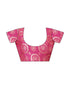 Sudathi Bright Pink Woven Banarasi Cotton Saree