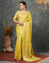 Sudathi Yellow Woven Banarasi Georgette Saree