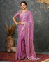 Sudathi Light Purple Woven Banarasi Georgette Saree