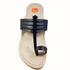 Vhaanfootwear Black soft leather Kolhapuri Chappal For Men by Vhaan