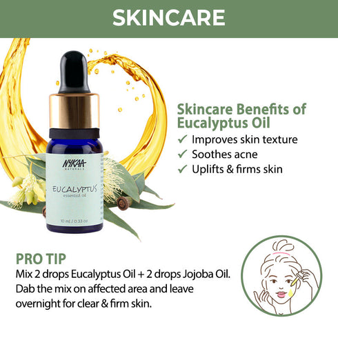 Nykaa Naturals Eucalyptus Essential Oil for Firm Skin & Smooth Hair