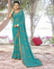 Sudathi Turquoise Embroidery Georgette Saree