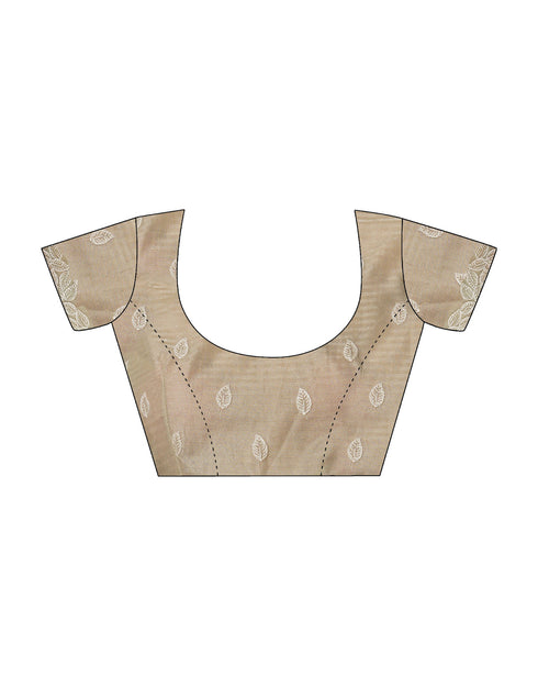 Sudathi Light Pista Green Embroidery Net Saree