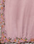 Sudathi Dusty Pink Embroidery Satin Saree