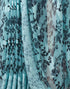Sudathi Sky Blue Printed Georgette Saree