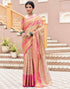 Sudathi Rani Pink Woven Kanjivaram Silk Saree