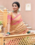 Sudathi Rani Pink Woven Kanjivaram Silk Saree