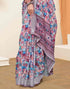 Sudathi Multicoloured Zari Printed Linen Saree