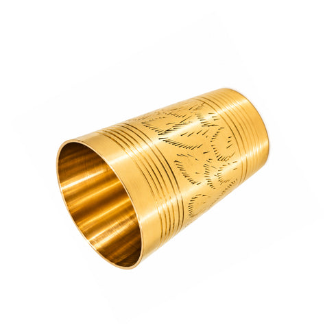 Pure Brass Lassi Drinking Glass | Pack of 1