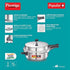 Prestige Popular Plus Virgin Aluminium Gas And Induction Compatible Senior Deep Pan Pressure Cooker 6 L Silver