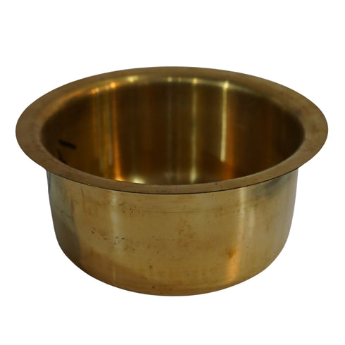 Brass Hammered Patela/Bhagona for Home Decor | Pack of 1
