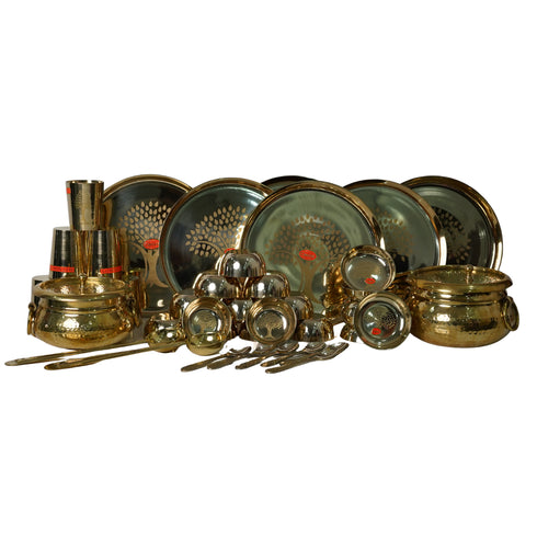 Pure Kansa dinner set (total 40 pcs) 13kg