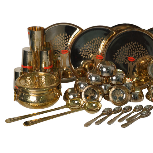 Pure Kansa dinner set (total 40 pcs) 13kg