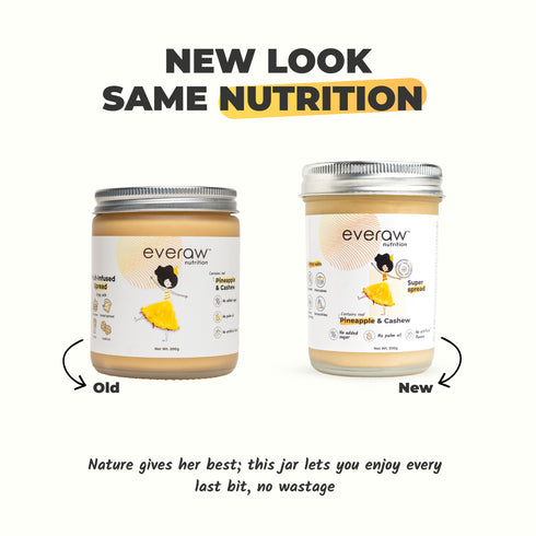 Everaw Nutrition Pineapple Cashew Butter
