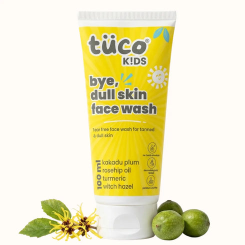 Tuco bye, dull skin face wash for kids