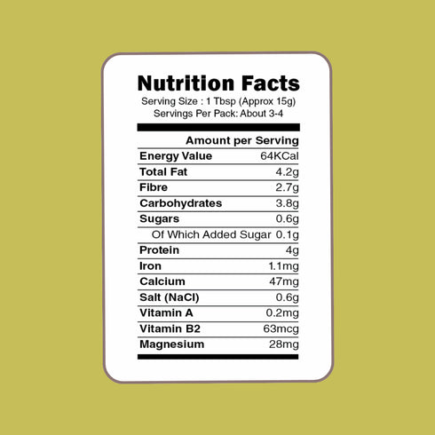 Early Foods Trial Pack Moringa Chutney Powder