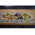 Palm Leaf Handmade Painting of Royal Elephant Ride with Villagers