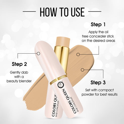 Colors Queen Perfect Oil Free Base Concealer | 8 Gram
