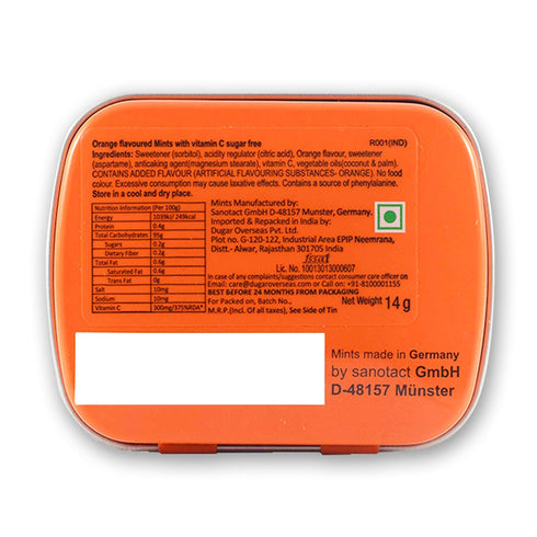 Impact Mints Fruity Combo Pack of 2 For Her Orange and Strawberry Mints 14g