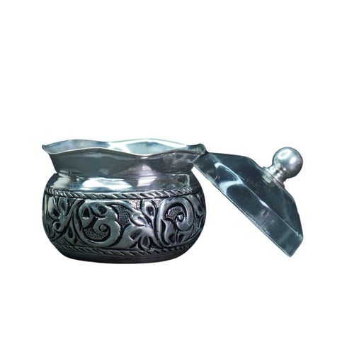 Pure Silver Kumkum Antique Barani 56.76g By Mahita Collections