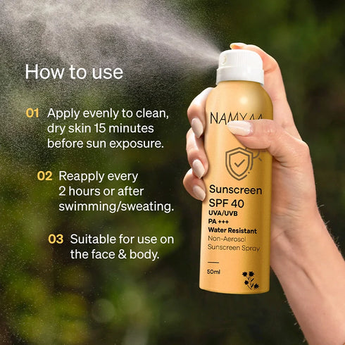 Namyaa Skincare Namyaa Sunscreen Spray SPF40