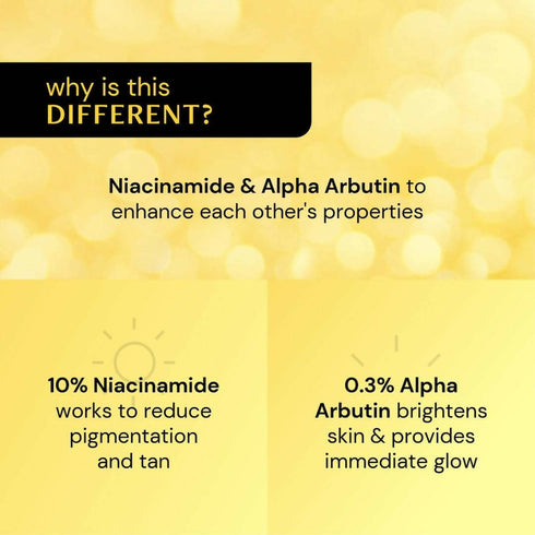 Deconstruct Brightening Niacinamide Serum - 10% Niacinamide + 0.3% Alpha Arbutin