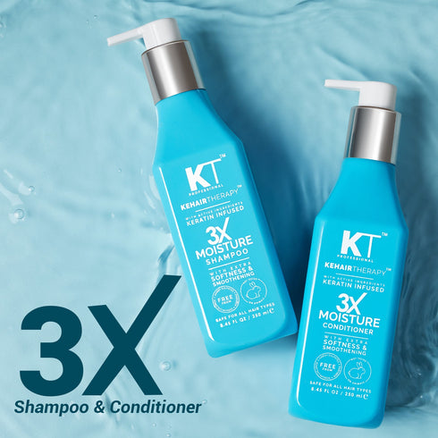 Kt Professional 3X Moisture Shampoo & Conditioner