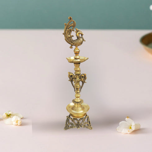 Brass Table Oil Lamp Deepak 5.36Kg