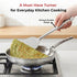 Vinod Stainless Steel Basting Turner Khurpa Cooking Palta Turner Set of 2 31 cm Highest Grade Stainless Steel Rust Free Dishwasher Safe No 4