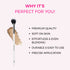 Praush P06 - Professional Highlighter Fan Brush