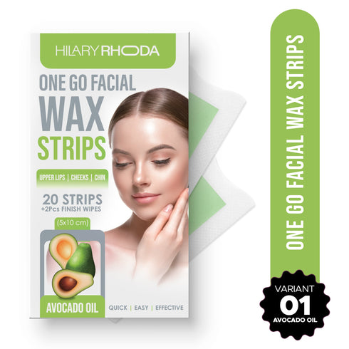 Hilary Rhoda One Go Facial Wax Strips