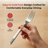 Vinod Moscow Stainless Steel Dinner Fork Set of 12 Piece Heavy Gauge steel Mirror Finish Rust Free Tough Strong and Durable