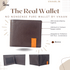 Vhaanfootwear Style Guardian Premium NAPPA Leather Wallet with RFID Protection for Men Brown