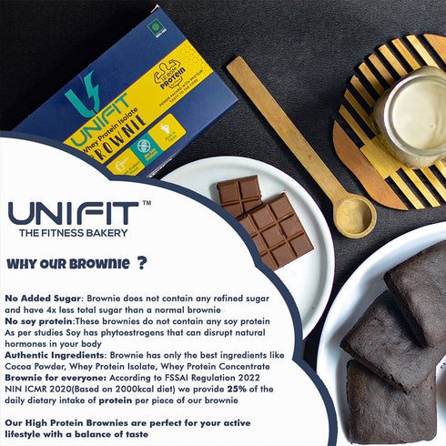 UNIFIT Whey Protein Brownie