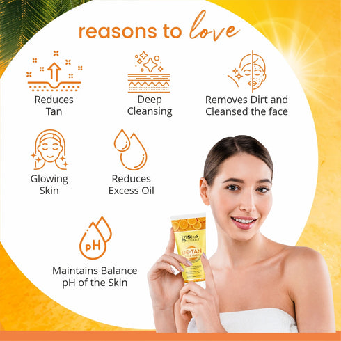 Globus Naturals DeTan Face Wash