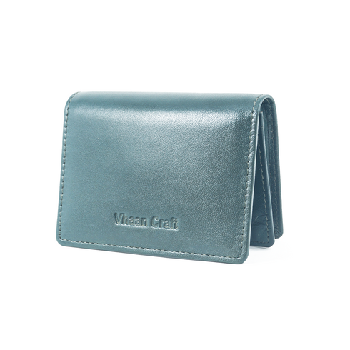 Vhaanfootwear Premium Leather Card Holder with Protective Cover by Vhaan