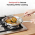 Vinod Claro Heavy Gauge Stainless Steel Fry Pan Plain with 1.5 mm Thickness 1000 ml
