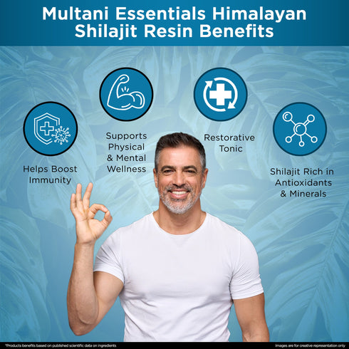 Multani Pharmaceuticals Limited Multani Powerhouse Shilajit Resin Gold Capsules