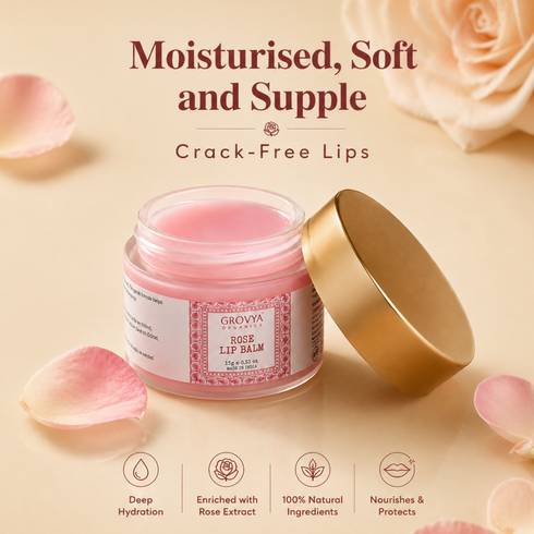 Jeena Sikho Rose Lip Balm